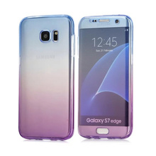 360 Graus Full Body Capa Protetora TPU Para Samsung Galaxy S8 S9 Plus S8Plus Nota 8 Gradiente Transparente Da Frente Para Trás casos de cobertura de 2024 - compre barato