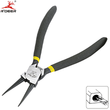 RDEER Circlip Pliers 5''/125mm Snap Ring Pliers Hole Use Double-dip Plastic Handle Crimping Tool Durable Hand Tools 2024 - buy cheap