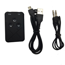 Bluetooth 4,2 передатчик беспроводной аудио адаптер 2 в 1 Мини 3,5 мм ТВ приемник аудио музыкальный адаптер 2024 - купить недорого