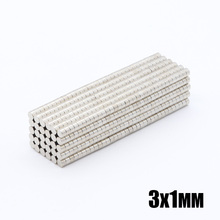 500pcs 3x1mm poderoso super forte terra rara neodímio disco ímãs 3x1mm n35 pequeno ímã redondo 3*1mm 2024 - compre barato