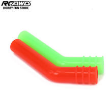 RCAWD 1/10 Engine Exhaust Pipe Silicone End Deflector Exhaust Extension For Nitro RC Hobby Model Car HSP 2024 - buy cheap