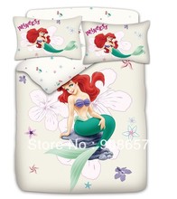 sea-maid Mermaid children's girls bedding twin full queen king size comforter cotton quilt duvet covers bed in a bag sheets set 2024 - buy cheap