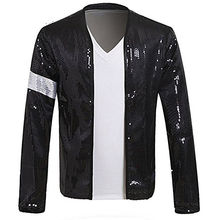 Rare Super MJ Michael Jackson Costume Billie Jean Armband Sequin Jacket 2024 - купить недорого