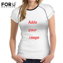 FORUDESIGNS 3D Shepherd Animal T Shirt Women Casual T-shirt Summer Short Sleeved Woman Crop Tops Brand Clothing Feminine Shirts 2024 - buy cheap