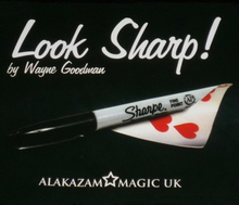 Look Sharp (DVD+Gimmick)  Magic Tricks Marker Pen to Chosen Signed Card Magia Magician Close Up Street Props Illusion Mentalism 2024 - buy cheap