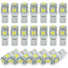 Safego 30pcs W5W LED T10 LED 5 SMD 5050 12V Super white replace For Auto Car Interior Lights Reading Lamps Dome Lights 2024 - buy cheap