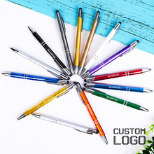 30pcs Metal Capacitor Touch Screen Ballpoint Pens Handwriting Touch Screen Gifts Pens Engraving Name Custom Logo Office Supplies 2024 - buy cheap