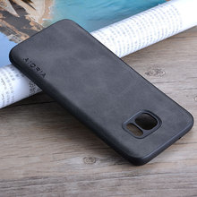 Funda de piel para Samsung Galaxy S7 edge, cubierta de cuero Vintage de lujo para teléfono Samsung Galaxy S7 edge 2024 - compra barato