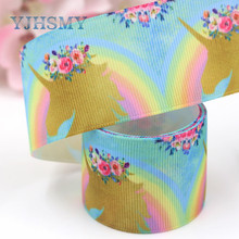 YJHSMY I-19116-359,38mm 10yards Cartoon Ribbons,Thermal transfer Printed grosgrain,Clothing accessories,DIY wrapping materials 2024 - buy cheap