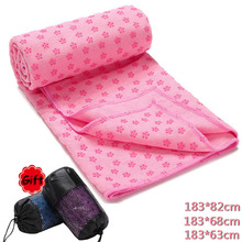 Non-slip Cotton Yoga Blankets Soft Travel Sports Fitness Exercise Yoga Pilates Mat Cover Towel Microfiber Portable Yoga Blanket 2024 - buy cheap