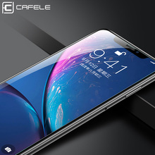 CAFELE-Protector de pantalla de cristal templado para móvil, cristal Protector a prueba de arañazos para iPhone XR, X, XS Max, XR, XSMax, HD, transparente 2024 - compra barato