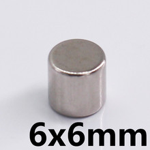 20pcs 6 * 6mm super strong neodymium magnet N35 disc permanent magnet rare earth art process neodymium iron boron magnet 2024 - buy cheap