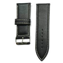 Watch Strap 30mm Watch band Black Large Size Vintage Style Calf Genuine Leather Watch Strap Watches Accessories For Wrist Watch 2024 - buy cheap