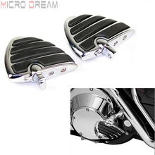 Reposapiés estilo ala para motocicleta Harley Sportster, Dyna, Softail, Touring, Street Glide, 1984-2019, 1 par 2024 - compra barato