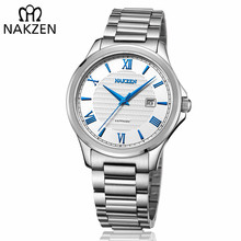 NAKZEN Men Business Quartz Watch Man Luxury Brand Stainless Steel Wrist Watch Male Fashion Simple Clock Relogio Masculino 2024 - buy cheap