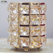 20Pcs/Lot Candle Holder Table Crystal Candlestick Geometric Candle Holders Gold for Wedding/Dinner Decoration Candelabra GZT078 2024 - buy cheap