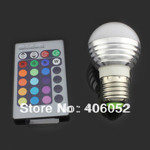 Энергосберегающая светодиодная лампа с пультом дистанционного управления, 16 лампочек s ,3 Вт E27 rgb светодиодный ная лампа, 85-265 в RGB светильник, бесплатная доставка 2024 - купить недорого