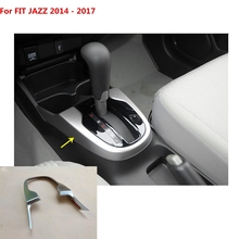 For Honda Fit jazz 2014 2015 2016 2017 accessories inner middle handbrake Gear Panel Shift Stall Paddle cup switch frame trim 2024 - buy cheap