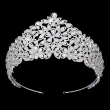 Accesorios para Tiaras y coronas para el cabello de boda, forma de flor, estilo romántico, cristal de moda de alta calidad, BC4466, Haar, Sieraden 2024 - compra barato