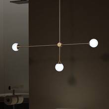 Современный стеклянный подвесной светильник в скандинавском стиле для столовой, кухни, дизайнерские подвесные светильники, светсветильник Avize 2024 - купить недорого