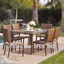 All Weather Wicker Patio Dining Set - Seats 6 2024 - buy cheap