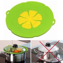 Silicone lid Spill Stopper Cover For Pot Pan Kitchen Accessories Cooking Tools Flower Cookware Kitchen Gadgets 2024 - buy cheap