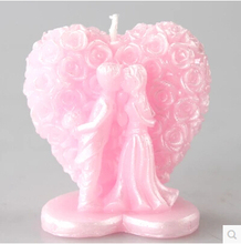 Wedding bride and groom candle molds,sugar craft tools,chocolate moulds,bakeware, rose heart silicone mold soap,candle moulds 2024 - buy cheap