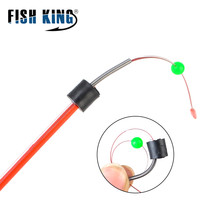 FISH KING 20pcs 155mm Winter Ice Fishing Rod Top Section Stainless Steel C.W 0.2-9g Mini Fishing Pole Portable Fishing Tackle 2024 - buy cheap