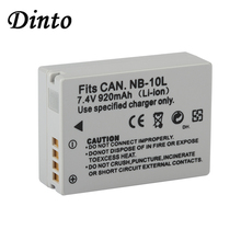 Dinto-batería para cámara Digital, 920mAh, 7,4 V, NB-10L NB10L, NB 10L, para Canon G1X, G3X, G15, G16, SX40, SX60 2024 - compra barato