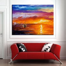 Hand Painted Beautiful Seascape Oil Painting On Canvas High Quality  Unique Living Room Wall Decoration Seascape Pictures 2024 - buy cheap