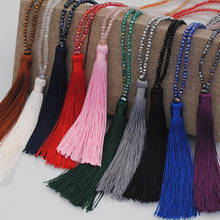 Naomy&ZP Brand Long Tassel Necklace For Women Statement Style Bohemian Necklace Collier Maxi Pendants Necklace Handmade Jewelry 2024 - buy cheap