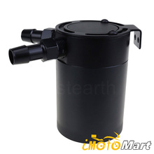 Universal Oil Catch Can Compact Baffled 2-Port Aluminum Reservoir Oil Catch Tank Fuel Tank Parts Two Hole Breathable Kettle 2024 - buy cheap