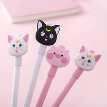 Cute Moon Cat claw Gel Pen Cute 0.5 mm black ink Signature pens for writing office school supplies stationery gift 2024 - buy cheap