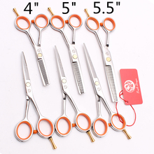 Z1017 4 ''5'' 5,5 ''púrpura dragón golpe cortado tijeras profesionales de peluquería JP 440C tijeras de adelgazamiento/corte de pelo 2024 - compra barato