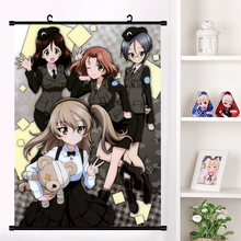 Anime GIRLS und PANZER Nishizumi Miho Saori Takebe Isuzu Hana Wall Scroll Poster Wall Hanging Poster Home Decor Collection 2024 - buy cheap