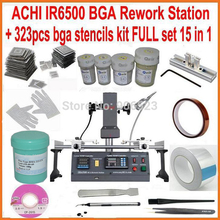 Hot sale ! ACHI IR6500 bga rework station IR soldering station with full set 15 in 1 bga reballing kit 2024 - buy cheap