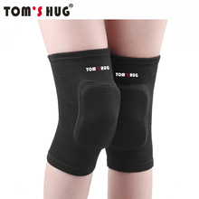 Rodillera deportiva de esponja, soporte protector de Tom's Hug, de alta elasticidad, para patinaje, baile, rodillera, protector negro, 1 par 2024 - compra barato