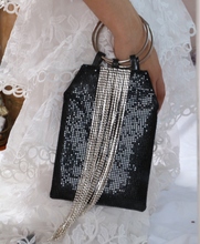 Rhinestones Tassel Clutch Diamonds Evening Bags Bucket Bag Metal Ring Sequins Shoulder Messenger Purse Banquet  For Wedding Bag 2024 - buy cheap