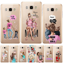 Black Brown Hair Baby Mom Girl Queen Soft TPU Case Cover For Samsung Galaxy J3 J5 J7 2017 J2 Pro J3 J7 J8 J4 J6 2018 J2 J5 Prime 2024 - buy cheap