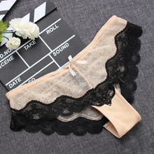 1PC Soft Comfortable Breathable Low-Rise Panties Summer Ultra Thin Knickers Hollow Briefs Underwear Lace Panties Lady Sleepwear 2024 - buy cheap