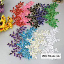 Car-bone  Lace Patch Stage Clothes Decoration DIY Hair Accessories Width 15.5cm*10cm 10pcs/lot 2024 - buy cheap