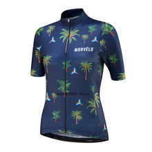 Женская велосипедная рубашка Morvelo, велосипедная рубашка с коротким рукавом для езды на велосипеде, MTB, одежда для спорта на открытом воздухе, лето 2019 2024 - купить недорого