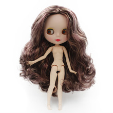 Blyth BJD-Muñeca facial de fábrica Neo Blythe, muñecas de rostro esmerilado personalizable, se puede cambiar el vestido de maquillaje DIY, muñecas articuladas de bolas 1/6 7 2024 - compra barato