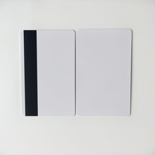 Cartão plástico de pvc para jato de tinta com 3 faixas magnéticas de 1/2 pol. para canon/espon 100 peças 2024 - compre barato