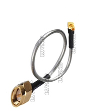10 piezas 30cm MMCX macho a SMA macho RF pigtail semirrígido cable RG405 2024 - compra barato