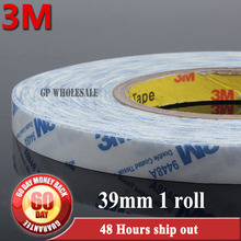 1x 39mm*50M*0.15mm  3M 9448A White Two Sided Adhesive Tape for Home Appliance Control Panel Board Case Sticky 2024 - buy cheap