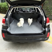 Pet Car Seat Cover Waterproof Dog Car Trunk Car Mat Non Slip Car Trunk Protector Back Seat Cover Pockets for SUV Pet Barrier 2024 - buy cheap