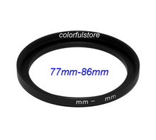 77mm to 86mm 77mm-86mm 77-86 mm 77 86 Metal Step-Up Step Up Ring Camera Lens Lenses Filter Stepping Adapter Free Shipping +Track 2024 - buy cheap