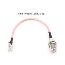 Conector hembra tipo F a CRC9, Cable en espiral RG316 de ángulo recto macho, 15cm, para módem HUAWEI 2024 - compra barato