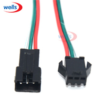 5 пар 3pin JST Соединители, 3 Pin гнездовой разъем для WS2812B WS2811 WS2812 светодиодные ленты 2024 - купить недорого